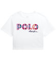Polo Ralph Lauren Stuttermabolur - Hvítur M. Lógó
