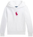 Polo Ralph Lauren Hoodie - Wit m. Roze