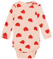 Molo Bodysuit l/s - Foss - Red Hearts