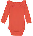 Molo Bodysuit l/s - Rib - Faye - Red Clay
