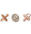 Liewood Pacifiers - Silicone - 3-Pack - Size 1 - Paula - Rose Mu