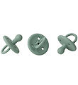 Liewood Pacifiers - Silicone - 3-Pack - Size 2 - Paula - Pepperm
