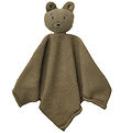 Liewood Schmusetuch - Stickat - Milo - Herr Bear Khaki