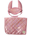 by ASTRUP Schabracken fr Packpferde - Pink m. Glitzer