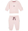 Tommy Hilfiger Sweatset - Baby TH Logo - Whimsy Pink