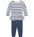 Polo Ralph Lauren Blouse/Leggings - Navy/White