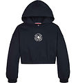 Tommy Hilfiger Kapuzenpullover - Viskose - Wappenlogo - Desert H