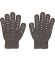 GoBabyGo Gants - Tricot - Laine - Brown Mlange av. Pimpant