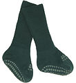 GoBabyGo Rutschfeste Socken - Wolle - Vorderseite Green