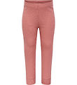 Hummel Leggingsit - Joustinneule - hmlRene - Dusty Rose