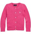 Polo Ralph Lauren Cardigan - Knitted - Mini Cable - Pink