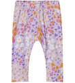 Name It Leggings - NbfTunna - Lilac Breeze w. Flowers