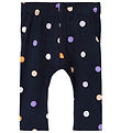 Name It Leggings - NbfTunna - Dark Sapphire m. Punkte