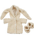Smallstuff Doll Clothes - Boucl Shoe/Jacket w. Rabbit ears