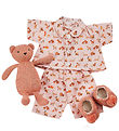 Smallstuff Doll Clothes - Pajama Set w. Booties/Soft Toy