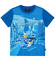 LEGO® City T-Shirt - LWTano 124 - Blauw m. Print