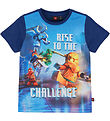 LEGO Ninjago T-shirt - LWTano 131 - Dark Blue w. Print