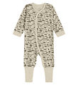 Hust and Claire Jumpsuit - Wool/Bamboo - Manu - Wheat Melange w.