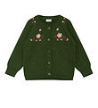 Hust and Claire Cardigan - Carlota - Gebreid - Green Meer m. Blo