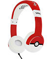 OTL Headphones - Pokmon - On-Ear Junior - Pokeball - Red/Hvi