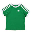 adidas Originals T-Shirt - 3 strepen - Groen/Wit