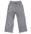 Sofie Schnoor Flickor Byxor - Dark Grey Striped