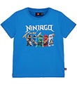 LEGO Ninjago T-shirt - LWTano - Mellan Blue