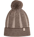 Huttelihut Beanie - Wool - Toppy - Brown