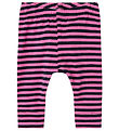 Name It Leggings - NbfTunna - Wild Orchid M Black Stripes