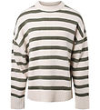 Hound Blouse - Knitted - Striped Green