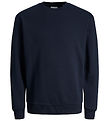 Jack & Jones Sweat-shirt - JjeBradley - Noos - Marine Blazer