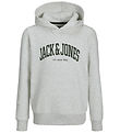 Jack & Jones Kapuzenpullover - JjeJosh - White Melange