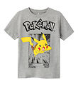 Name It T-shirt - NkmNoisi Pokmon - Noos - Grey Melange