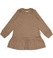 Petit Piao Dress - Waffle - Walnut Brown