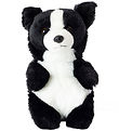 Living Nature Soft Toy - 18x10 cm - Baby Border Collie - Black/W