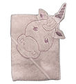 Nørgaard Madsens Babyhandduk - 100x100 cm - Pale Mauve m. Enhet