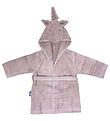 Nrgaard Madsens Bathrobe - Pale Mauve w. Unicorn