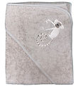 Nrgaard Madsens Hooded Towel - 100x100 cm - Brown w. Monkey
