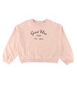 GANT Sweatshirt - Oversized Logo - Kristall Rosa