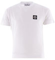 Stone Island Stuttermabolur - Hvítt