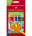Faber-Castell Crayons de couleur - Triangulaire - Jumbo - 5,4 mm