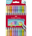 Faber-Castell Markers - Double Thick/Thin - 10 pcs - Pastel