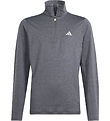adidas Performance Bluse - J Hea 1/2 Reißverschluss - Grau Melie