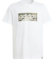 adidas Performance T-Shirt - B Camo Linen T - Wei/Grn