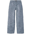 LMTD Byxor - NlfRicte - Dress Blue m. Ränder