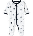 Name It Pyjamasdrkt - Noos - NbmNightSuit - Bright White m. Fot