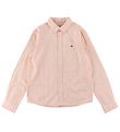 GANT Chemise - Oxford - Coral Apricot/Blanc  Rayures
