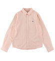 GANT Skjorta - Oxford - Coral Apricot/Vitrandig