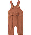 Lil' Atelier Overalls - NbfTuda - Carob Brown w. Structure