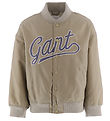 GANT Zomerjas - Script Logo Varsity - Beige Green